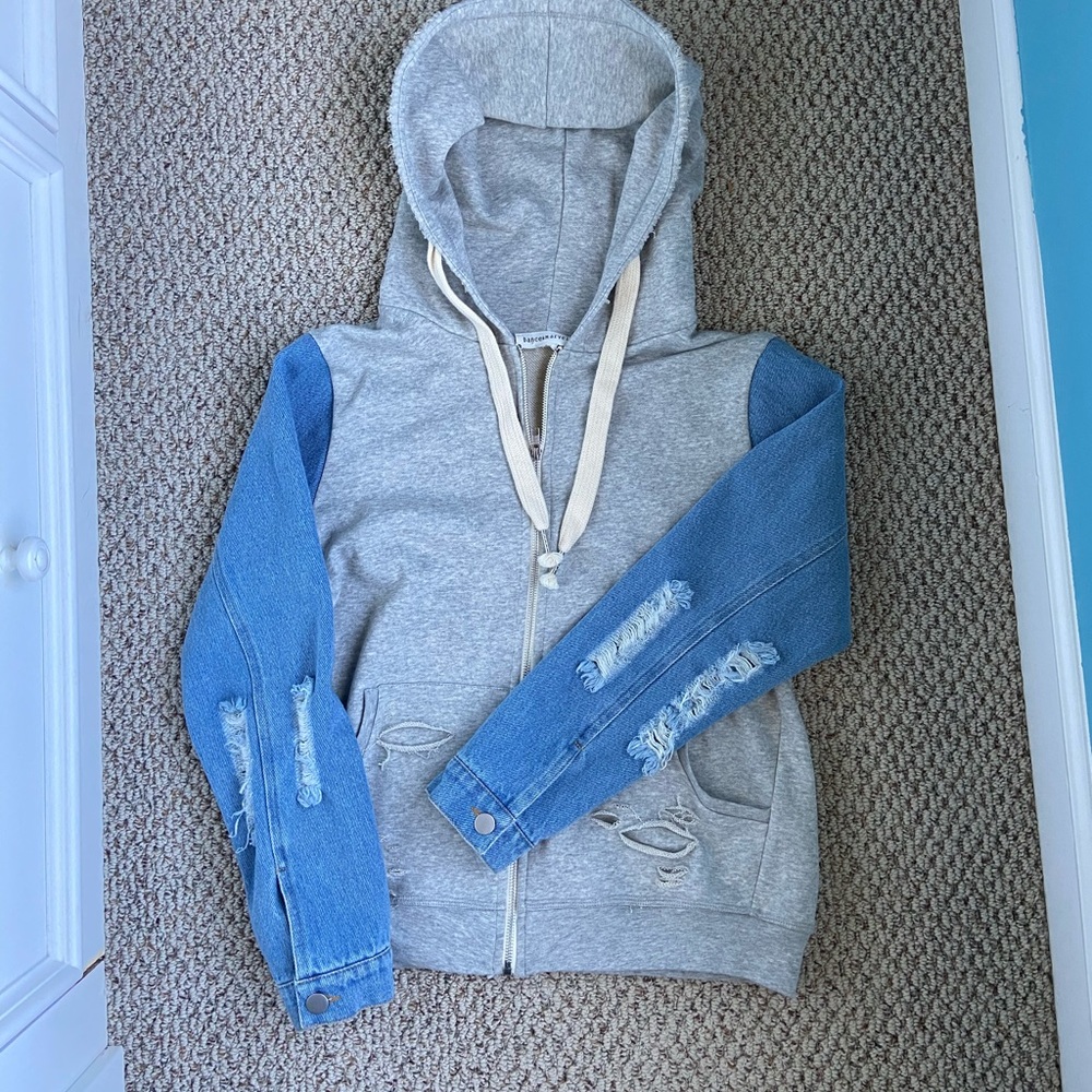 Hoodie Jean jacket